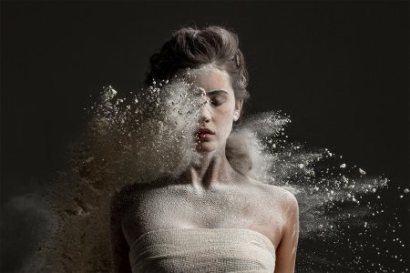 Фотосессия с мукой