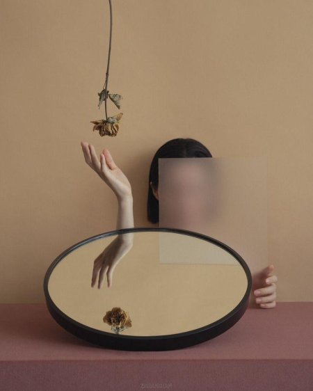 Фотосессия с зеркалом