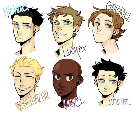 Михаил сверхъестественное арт