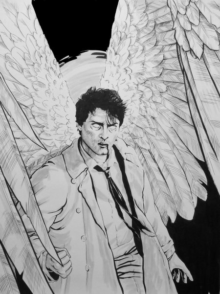 Ангел кастиэль сверхъестественное