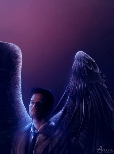 Кастиэль ангел сверхъестественное арт