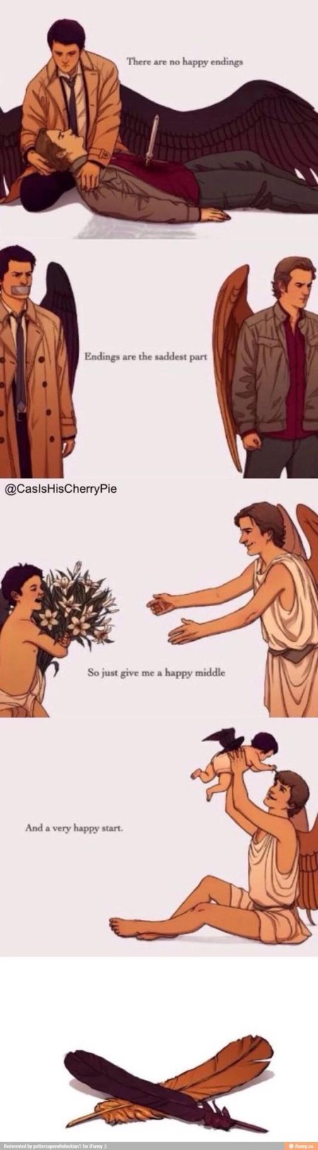 Габриэль и кастиэль сверхъестественное