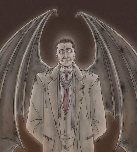 Сверхъестественное кастиэль с крыльями