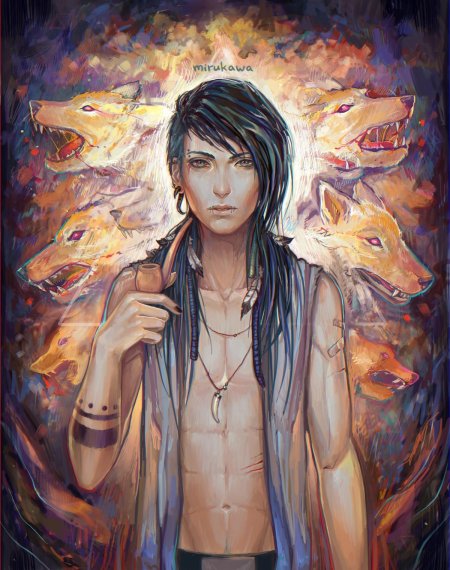 Красивые арты парней