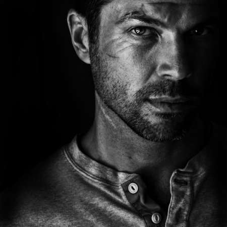 Черно белые портреты мужчин