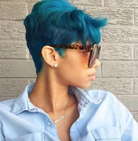 Пикси томбой стрижка