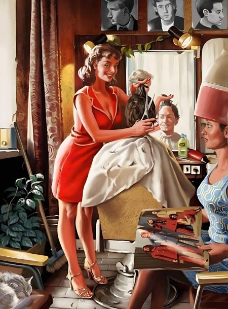 Художник пин ап барыкин