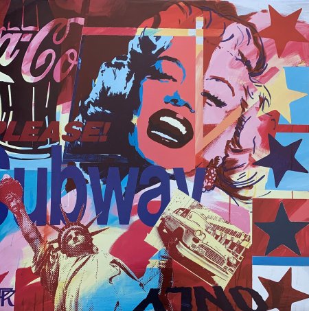 Плакат в стиле поп арт