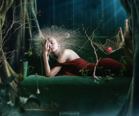 Сюрреализм девушки