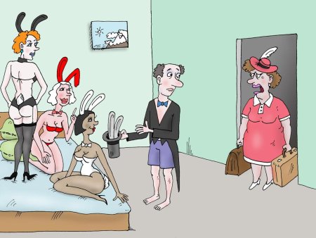 Женщина карикатура