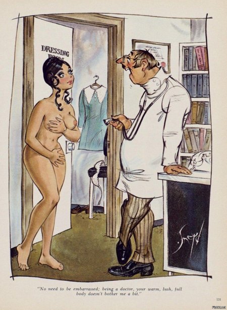 Карикатуры ню