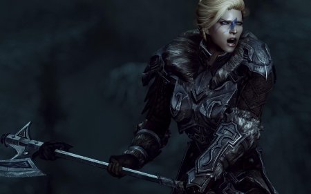 The elder scrolls девушка норд