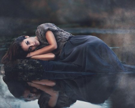 Девушка в воде фотосессия