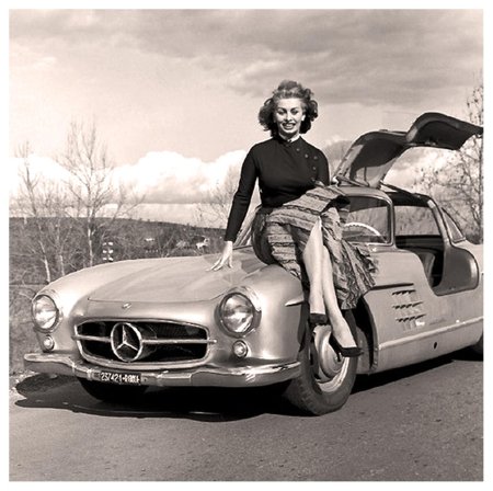 Mercedes 300sl софи лорен