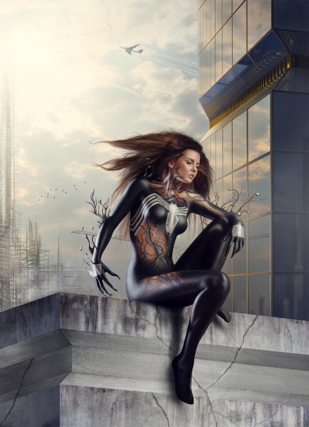 Девушка веном