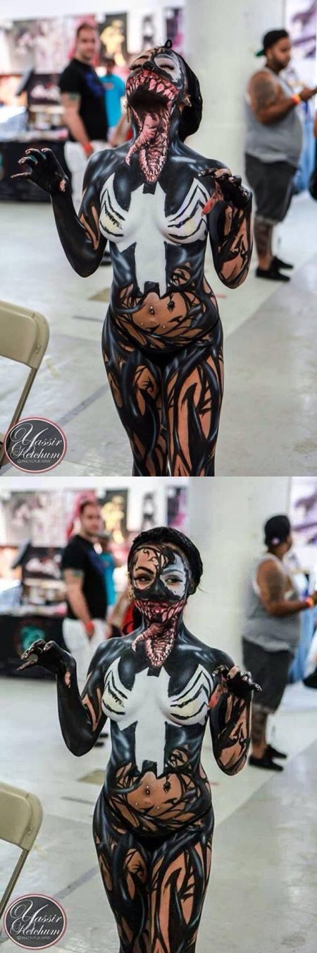 Боди косплей веном