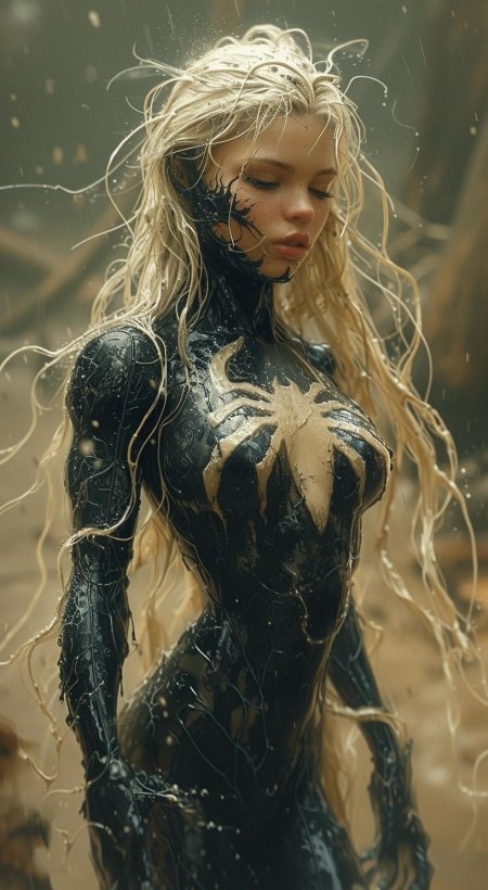 Девушка симбиот