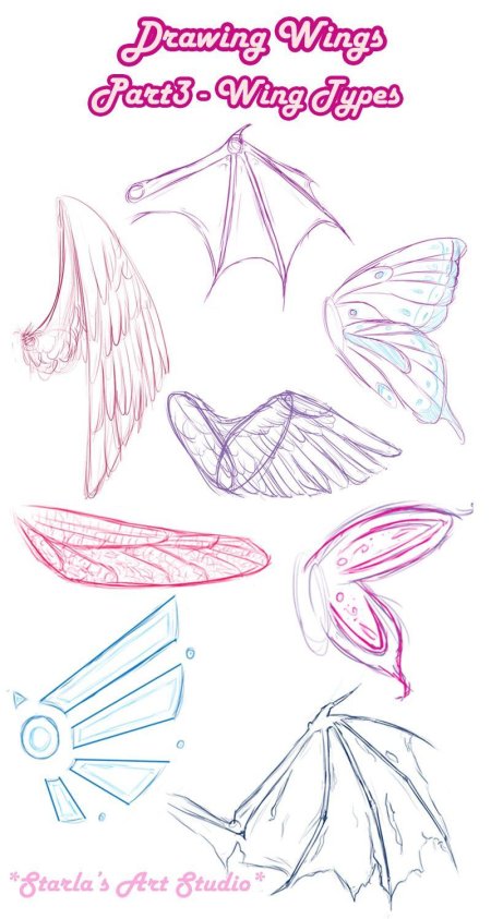 Драконьи крылья референс