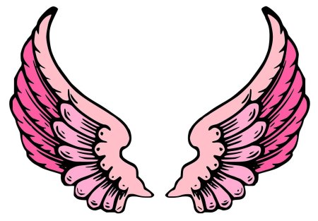 Розовые крылья
