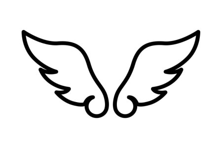 Крылья контур