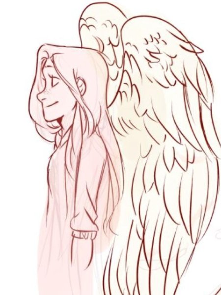 Ангел для срисовки