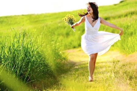 Счастливая девушка