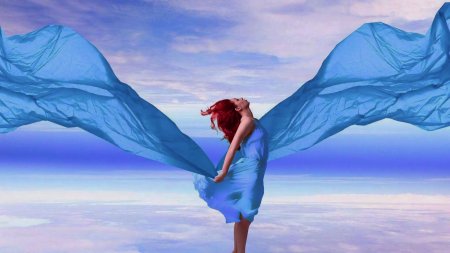 Девушка легкость