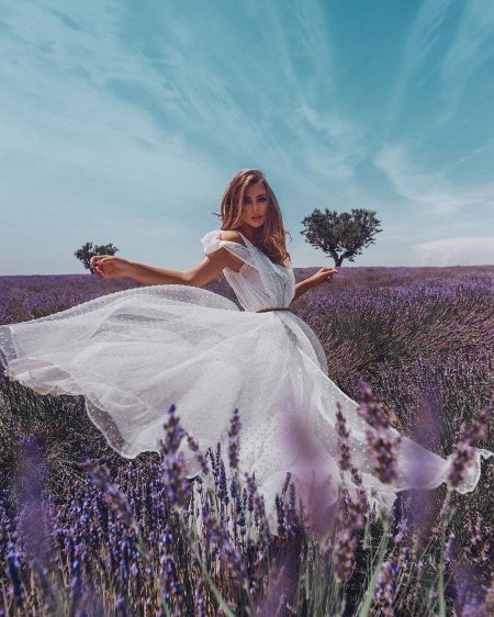 Лавандовое поле фотосессия