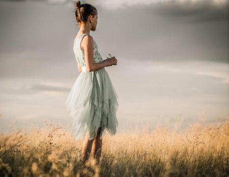 Платье на ветру