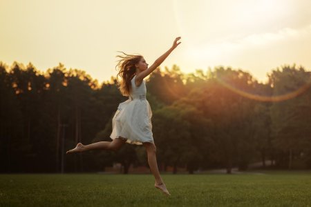 Счастливая девушка