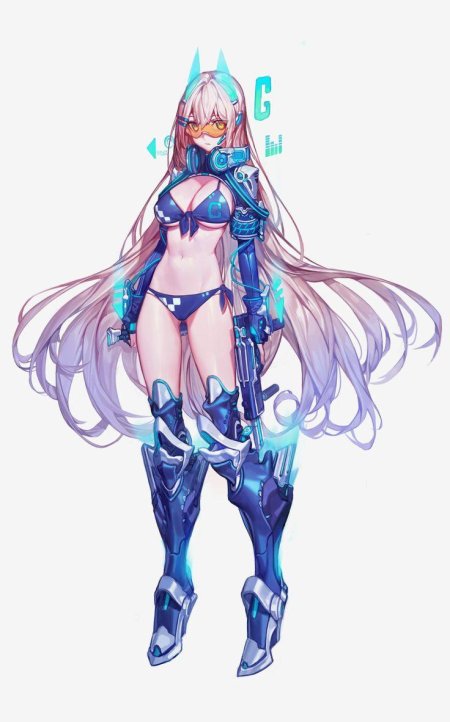 Персонаж аниме девушка