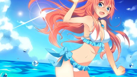 В купальнике аниме