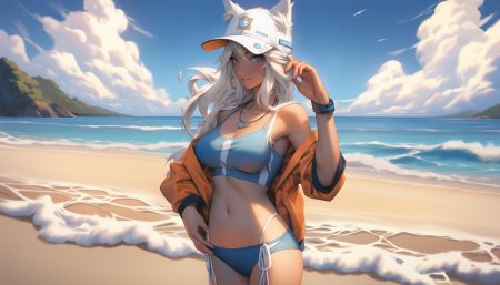 Тянка на пляже