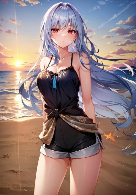 Аниме девушка красивая