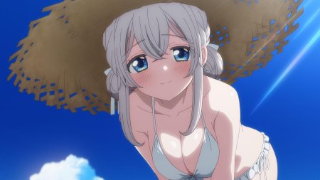 Красивая аниме девушка