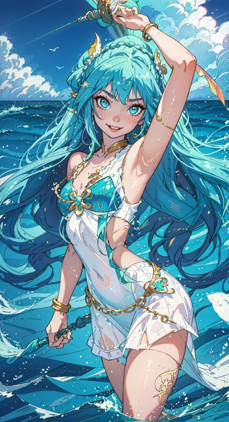 Аниме русалка