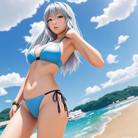 Аниме тян в купальниках