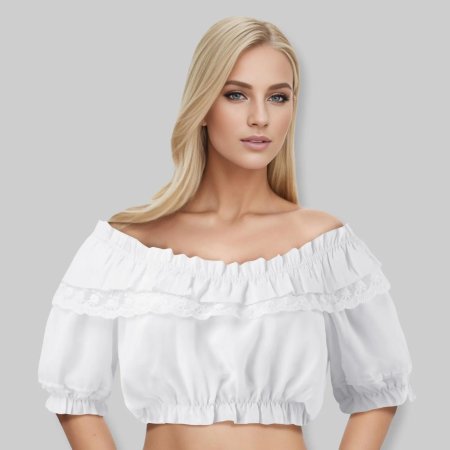 Блузка с оборками