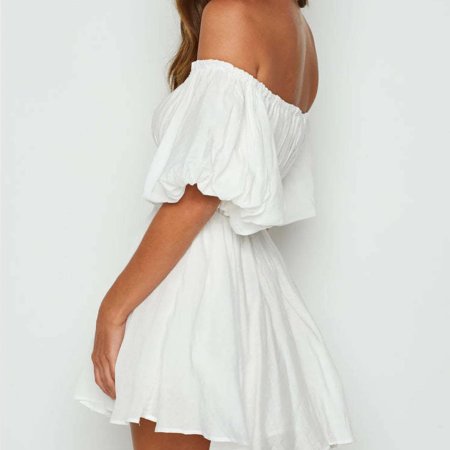 Платье женское с открытыми плечами