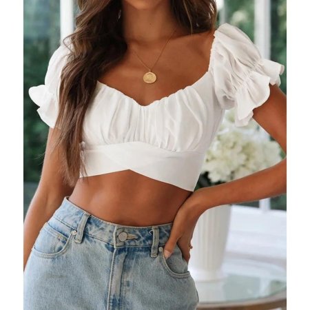 Женский укороченный топ