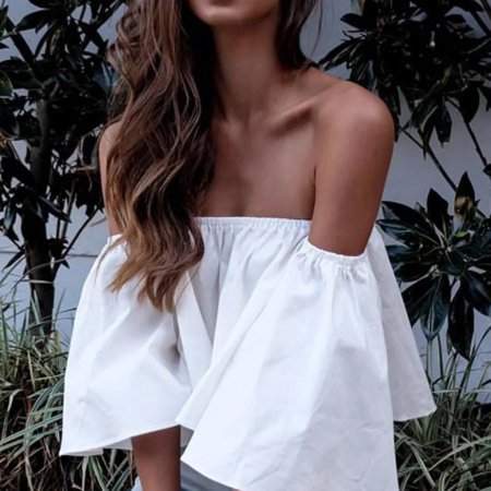 Рубашка с открытыми плечами