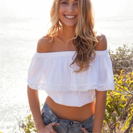 Топ с открытыми плечами