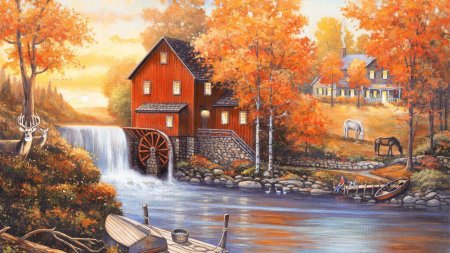 Томас кинкейд водяная мельница