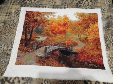 Вышивка крестом осень