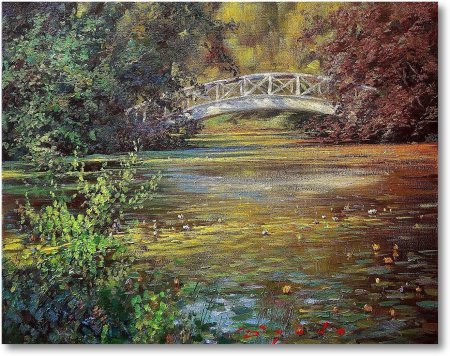 Клод моне японский мост