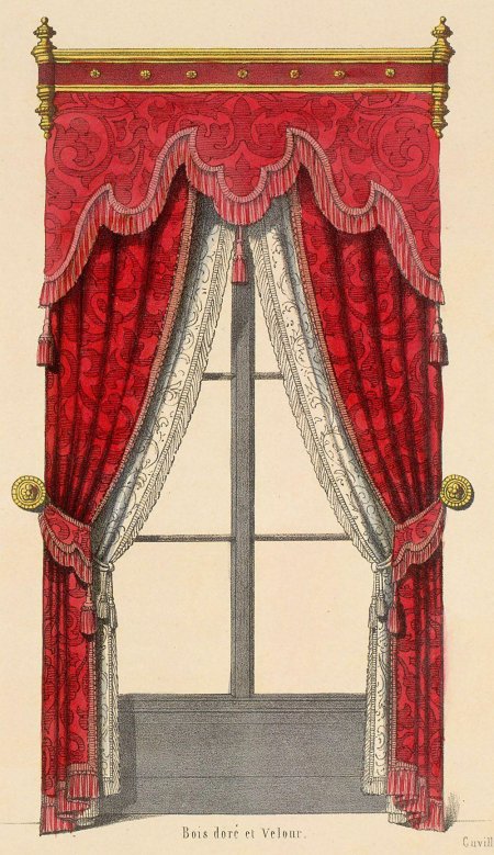 Шторы в стиле барокко