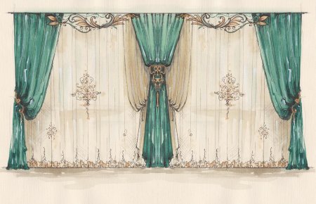 Погребная татьяна эскизы штор