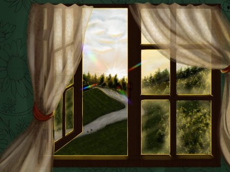 Открытое окно