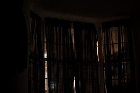 Ночь окно шторы