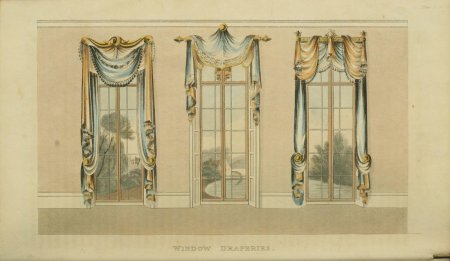 Шторы в стиле ар-нуво